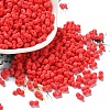 Rubberized Style Glass Seed Beads SEED-Z003-01E-1