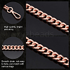   1Pc Aluminum Curb Chain Bag Straps FIND-PH0006-17-4