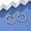 Brass Stud Earrings EJEW-L245-001LG-3