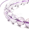 Natural Other Quartz Beaded Stretch Bracelets BJEW-K233-02B-01-3