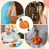 1Pc Tangerine Woolen Crochet Wallets AJEW-NB0005-93-6