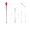 Tarnish Resistant Stainless Steel Collapsible Big Eye Beading Needles SENE-PW0013-02M-1