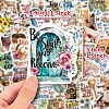 50Pcs Word Paper Self-Adhesive Picture Stickers STIC-C010-19-1