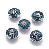 Alloy Enamel Beads ENAM-J645-01AS-1