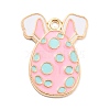 Easter Alloy Enamel Pendants ENAM-P251-A01-KCG06-1