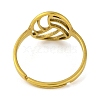 201 Stainless Steel Adjustable Ring for Women RJEW-D082-01G-3