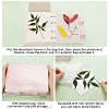 PU Binder Noterbook for Flower Press with Storage Bag DIY-WH0028-58-3