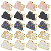 20Pcs 5 Colors Zinc Alloy & Acrylic Drawer Cabinets Handles FIND-DR0002-43-1