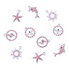 10Pcs 5 Styles Alloy Pendants FIND-TADJ0001-26B-3