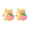 Opaque Resin Cabochons LS-CRES-P023-06E-1