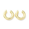 Rack Plating Brass Ring Cuff Earrings for Women EJEW-H135-01G-02-6