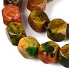 Natural Multi-Color Agate Beads Strands G-Q606-75-4
