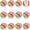 12Pcs Transparent Glass Beads GGLA-PH0001-59-1