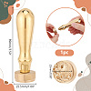 Golden Plated Brass Stamps DIY-WH0349-161A-2