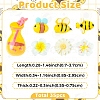 35Pcs 7 Styles Opaque Resin Cabochons RESI-YW0006-45-2
