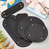 PU Leather Flat Round & Rectangle & Oval & Bag Bottom FIND-CA0001-08-5