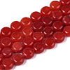 Dyed Natural White Jade Beads Strands G-T143-16M-4