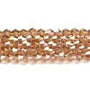 Transparent Electroplate Glass Beads Strands LS-EGLA-A039-T2mm-B18-1