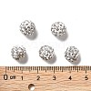 Pave Disco Ball Beads X1-RB-A130-10mm-9-3