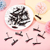 30Pcs 3 Styles Iron Alligator Hair Clips Findings PHAR-TA0001-10-5