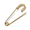 304 Stainless Steel Safety Pins Brooch Findings STAS-C181-01A-G-2