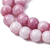 Ombre Effect Dyed Glass Beads Strands X-GLAA-T031-01O-11-4