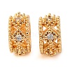 Brass Micro Pave Cubic Zirconia European Beads KK-K378-39G-1