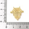 Brass Micro Pave Clear Cubic Zirconia Pendants KK-U046-04G-03-3