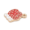 Christmas Alloy Enamel Pendants ENAM-K074-01G-01-2