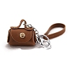 Imitation Leather Mini Coin Purse with Key Ring PW-WG51766-03-1