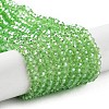 Electroplate Transparent Glass Beads Strands EGLA-A035-T3mm-A09-1
