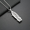 Alloy OFF THE WALL Skateboarding Pendant Necklaces NJEW-R001-03P-1