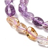 Natural Amethyst & Citrine Beads Strands G-L610-B06-01-4