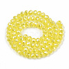 Electroplate Glass Beads Strands EGLA-A034-T8mm-B21-2