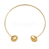 Summer Shell Shaped 304 Stainless Steel Cuff Choker Necklaces for Women NJEW-A033-01G-3