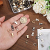 72Pcs 3 Colors Alloy Clasp FIND-CA0010-45-3