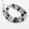 Natural Fluorite Bead Strands X-G-D840-56-8mm-AB-2