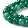 Natural White Jade Imitation Green Jasper Beads Strands G-I299-F07-6mm-3