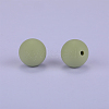 Round Silicone Focal Beads SI-JX0046A-70-2