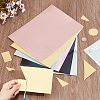 CRASPIRE 35Pcs 5 Colors A4 Rectangle Metallic Craft Paper Cards DIY-CP0010-14-3