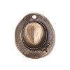 Tibetan style Alloy Pendants FIND-M021-17R-1