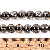 Crackle Transparent Glass Beads Strands X1-GLAA-N030-8mm-01B-4