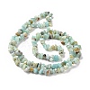 Natural Flower Amazonite Chips Beads Strands G-M205-12B-2