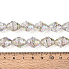 Electroplate Transparent Glass Beads Strands X1-EGLA-N020-03H-4