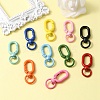 10Pcs Spray Painted Alloy Swivel Clasps FIND-YW0001-57-6