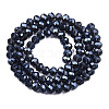 Electroplate Glass Beads Strands EGLA-A034-T6mm-A26-2