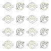 Unicraftale 16Pcs 201 Stainless Steel Links Connectors STAS-UN0056-52-1