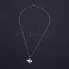 Non-Tarnish 201 Stainless Steel Pendant Necklaces NJEW-S105-JN587-40-1-2