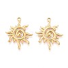 304 Stainless Steel Pendants STAS-T065-07G-1