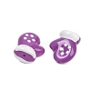 Baking Paint Glass Enamel Beads LAMP-R004-07D-3
